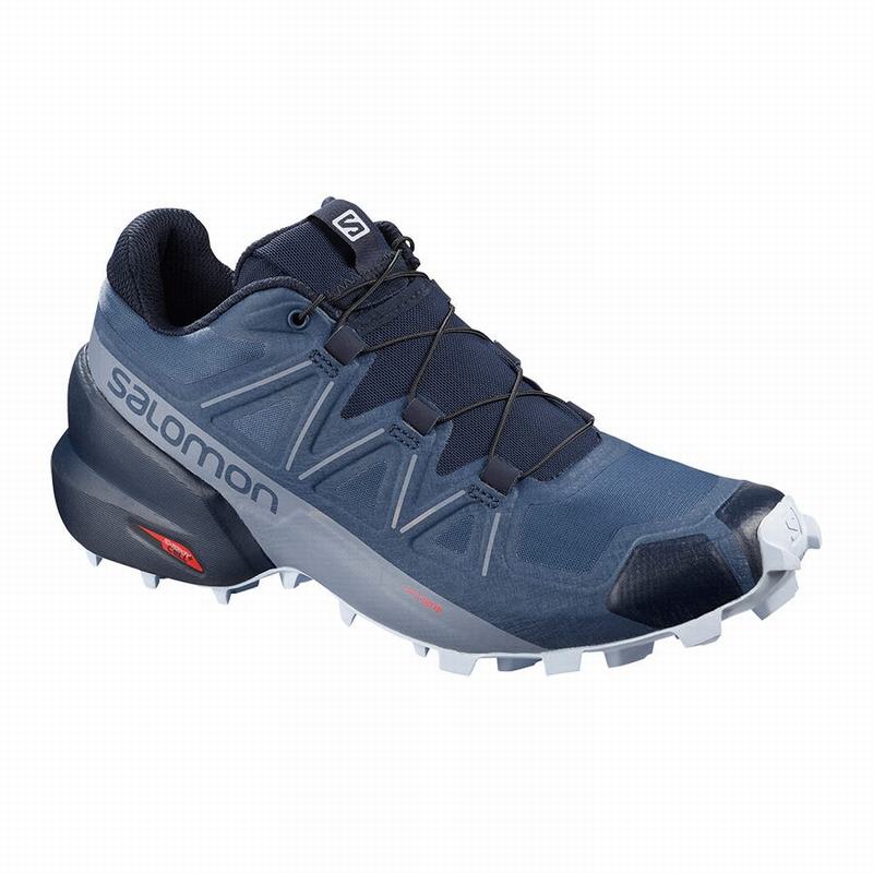 Zapatillas Trail Running Salomon Mujer Azul Marino - Salomon Argentina SPEEDCROSS 5 ,452193-GKO